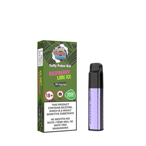 [Ice Edition] Salty Pulse Bar Raspberry Lime Disposable Vape