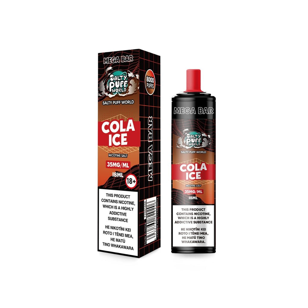 Mega Bar Cola Ice Disposable Vape | Vaporworld NZ