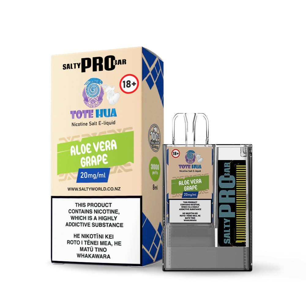 Salty Pro Bar Aloe Vera Grape Disposable Vape | Shosha Vape NZ