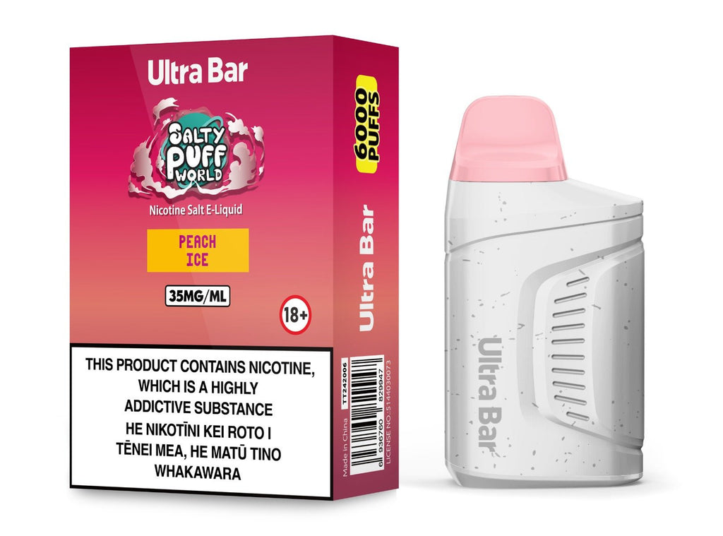 Ultra Bar Peach Ice Disposable Vape | Shosha Vape NZ