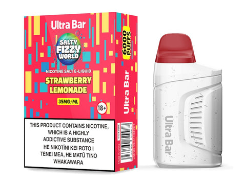 Ultra Bar Strawberry Lemonade Disposable Vape | Shosha Vape NZ